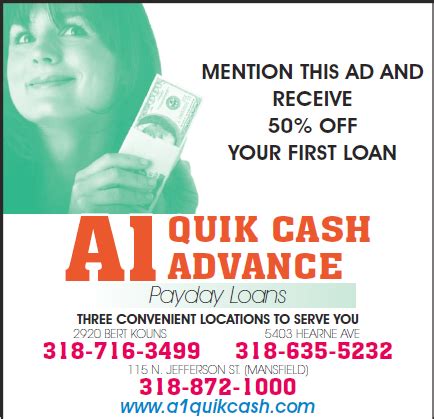 A1 Cash Advance Website